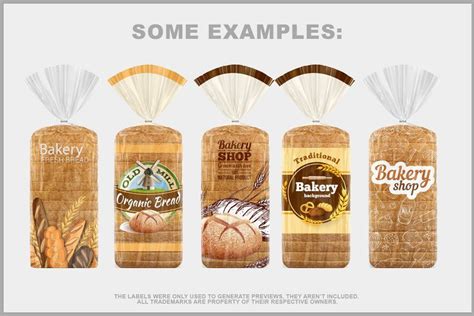 Download Bread Package Mockup | Bread packaging, Bakery packaging, Baking packaging