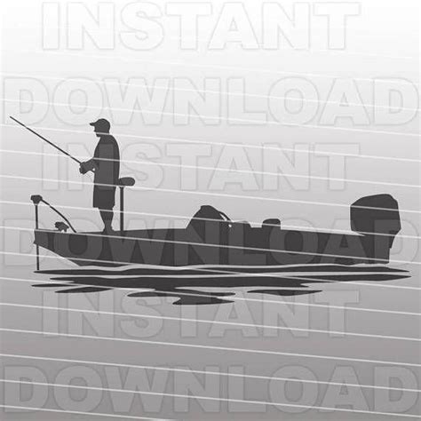Download Bass Boat SVG File Bass Fishing SVG File Fisherman SVG ...