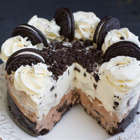 Oreo (/ˈɔːrioʊ/) is an american sandwich cookie consisting of two (usually chocolate) wafers or biscuits with a sweet crème filling. Oreo Ice Cream Cake loaded with Oreos & Tim Tam biscuits ...