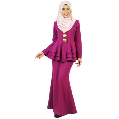 باجو كوروڠ) is a traditional malay costume which loosely translated as enclosed dress. BAJU KURUNG . 🌸 Qhalisha Kebaya Layered Peplum 🌸 . Code ...