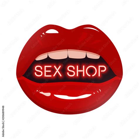 Cute Sex Shop Logo Badge Design Stock Vector Sexiezpicz Web Porn
