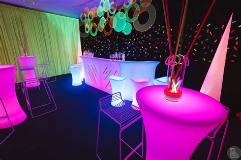Glow Fluro And Black Light Theme Party Equipment Hire Feel Good Events