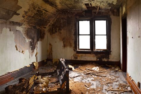 Bedroom Destroyed By Fire Stock Photo Download Image Now Istock