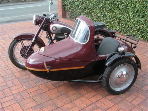 1960 Bsa M21 Motorcycle And Sports Sidecar Sold Car And Classic