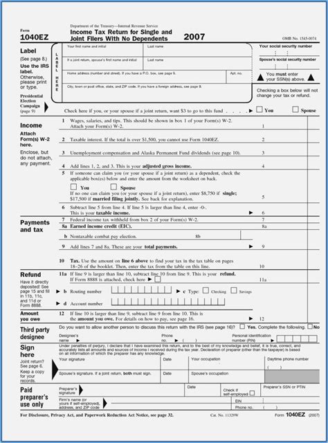 Forms 1040ez Form Resume Examples Dp3oq2r10q