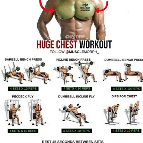 Free Best Chest Workout For The Gym Gaining Muscle Cardio Workout Routine