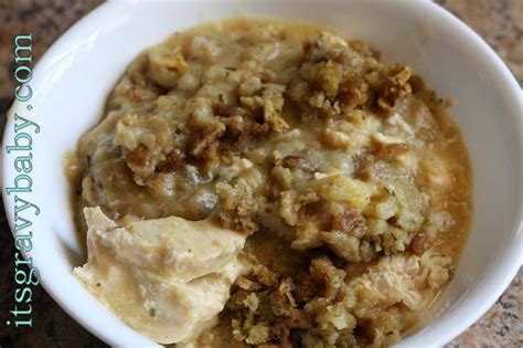 A smooth, rich soup made with mushrooms, cream and garlic. Slow Cooker Stove Top Chicken Dinner Recipe - It's Gravy ...
