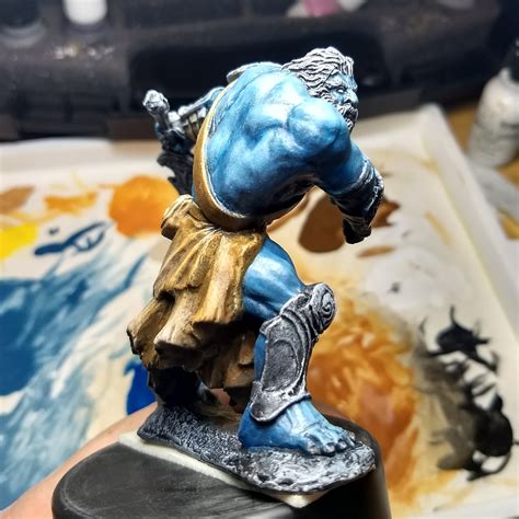 77163 Male Storm Giant Works In Progress Painting Reaper Message