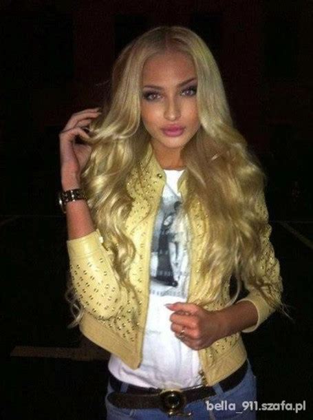 Jacket Blonde Hair Hot Russian Wheretoget