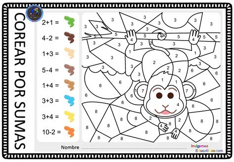 Colorea por por SUMAS y RESTAS (6) – Imagenes Educativas