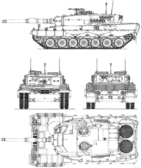 Blueprints Tanks Leopard Architecture Plans 170903