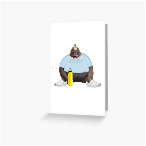 Vsco Girl Le Monke Uh Oh Stinky Greeting Card For Sale By Itsisaac