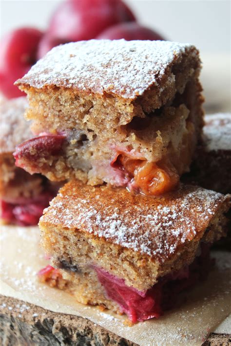 Vegan Spiced Plum Cake