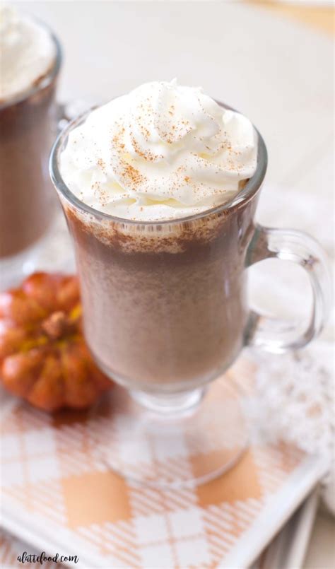 Pumpkin Hot Chocolate A Latte Food