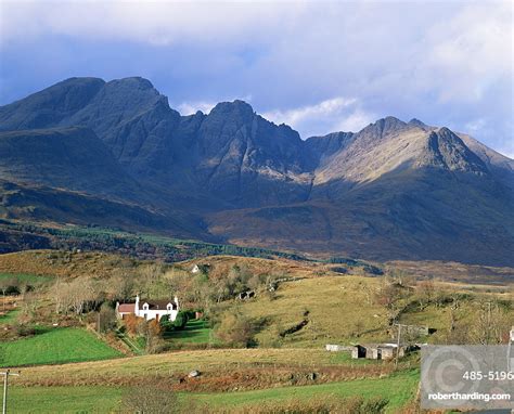 The Cuillin Hills From Torrin Stock Photo