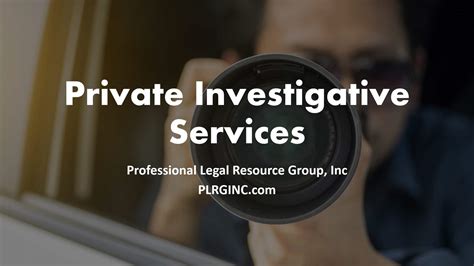 About Us Plrg Inc Private Investigator