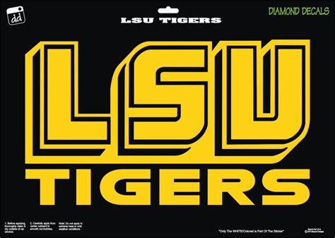 Lsu Tigers Ncaa College Football Team Decal Vinyl Sticker Car Truck