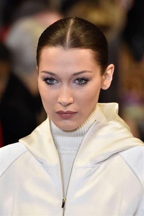 model bella hadid beauty runway detail walks the runway at the bella hadid model beauty