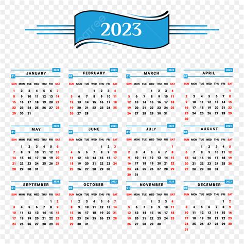 Gambar Kalender 2023 Dengan Bentuk Unik Hitam Dan Biru Langit Kalender