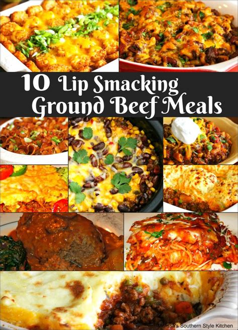 10 Lip Smacking Ground Beef Meals ...