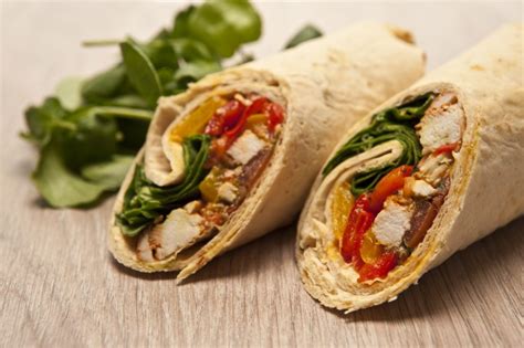 Smoked Chicken Wrap Healthy Food Guide