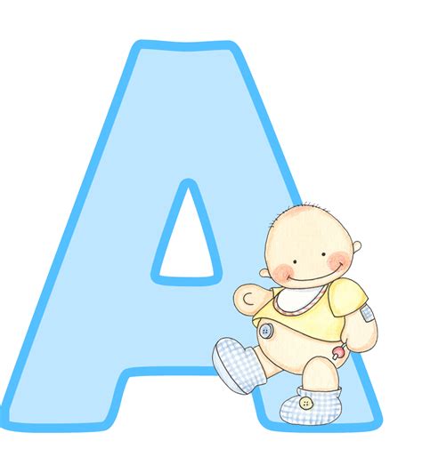 Oh my Alfabetos Alfabeto con lindo bebé Letras de bebe Baby