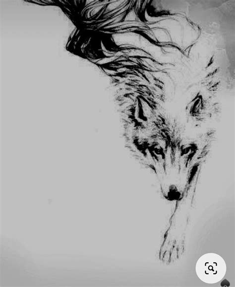 White Wolf Tattoo, Wolf And Moon Tattoo, Two Wolves Tattoo, Tattoo Wolf