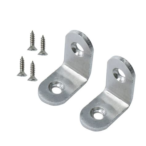 Uxcell 2 Piece 25 X 25mm Stainless Steel L Shaped Angle Brackets With