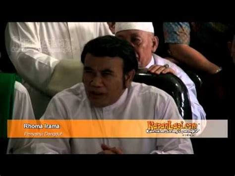 rhoma irama tak punya kontrak politik dengan parpol video dailymotion