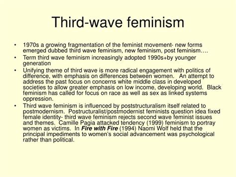 Ppt Feminism Powerpoint Presentation Id5345148