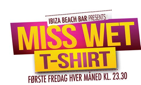 Miss Wet T Shirt Ibiza Beach Bar