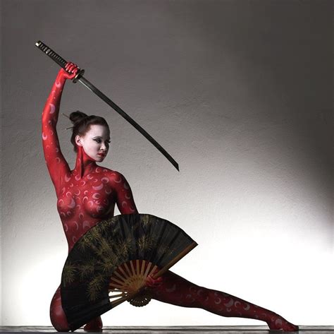 Dangerous Female Samurai Warrior Woman Warrior Girl