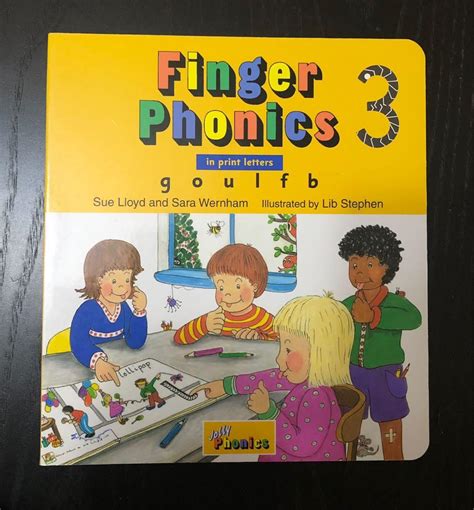 Jolly Phonics Finger Phonics Books 1 3 興趣及遊戲 書本 And 文具 小朋友書 Carousell