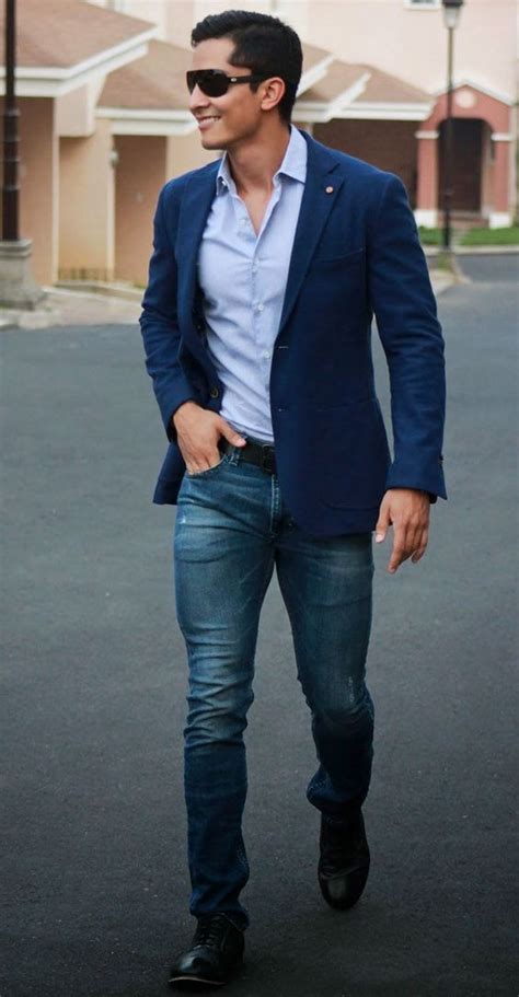 11 Cool Jeans And Blazer Outfit Ideas For Men Business Casual Attire
