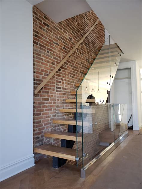 Minimalist Glass Railing Glass Stairs Stair Railing Design Glass