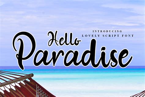 Hello Paradise Font By Kin Studio · Creative Fabrica
