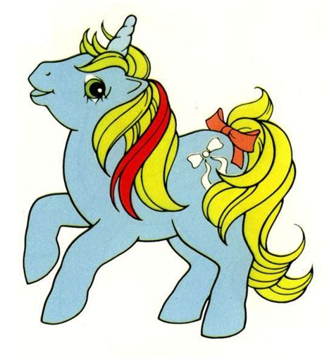 Unicorn Ponies Ribbon Original My Little Pony Vintage My Little Pony