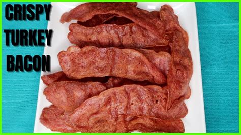 How To Make The Crispiest Turkey Bacon Ever How To Make Turkey Bacon Youtube