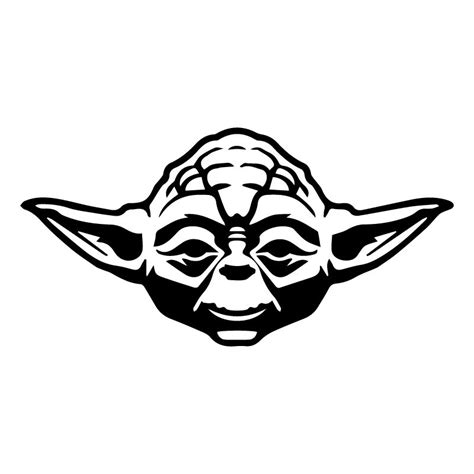 Yoda Head Outline
