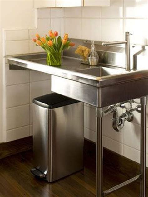If you opt for such cabinets with wheels, cleaning becomes. stand alone stainless steel kitchen sink … in 2019 ...