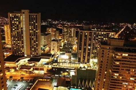 Night View From Balcony Picture Of The Residences At Waikiki Beach