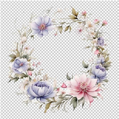 Lindo Design De Flores Florais Em Aquarela Design De Cartão De