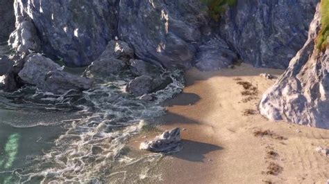 Beach Waves Cliffs Blender Flipfluids 720p Youtube