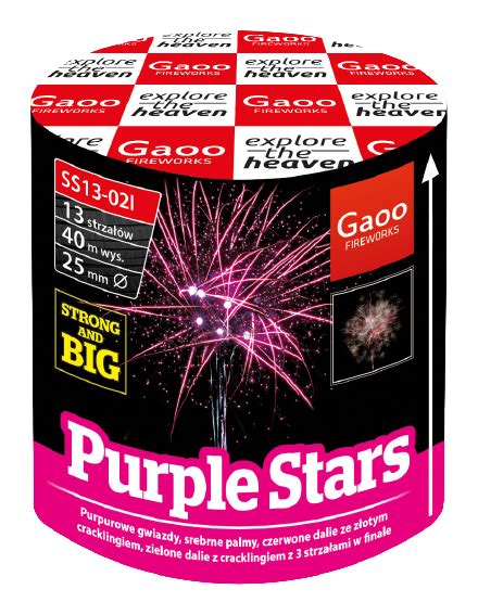 Gaoo Purple Stars Feuerwerkswelt