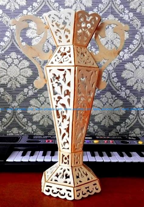 Download Vase Template file cdr and dxf free vector download for ...