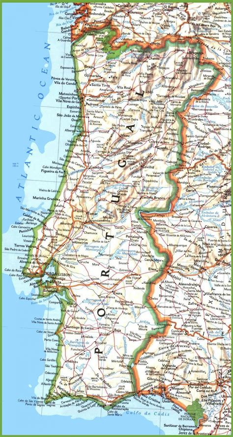 É o país mais a oeste do continente europeu, sendo delimitado a oeste. Pin de Maria Teresa Brandini em Portugal em 2020 | Mapa de ...