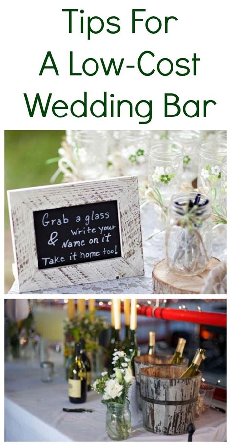 5 Tips For A Low Cost Diy Wedding Bar Rustic Wedding Chic