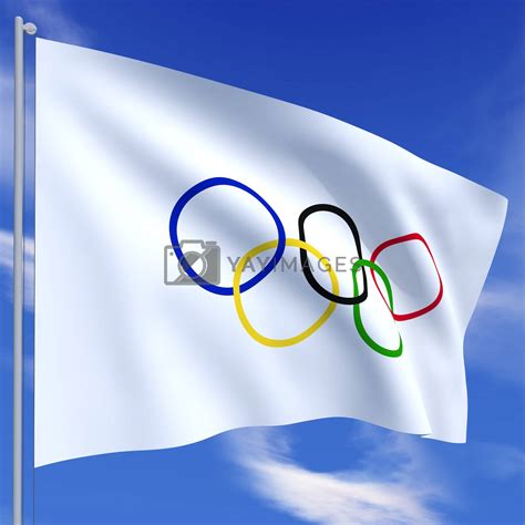 Olympic Flag By Zinch Vectors And Illustrations Free Download Yayimages