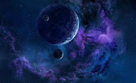 Wallpaper Planet Bintang Nebula Alam Semesta 1920x1180