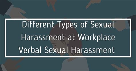 Posh At Work Types Of Sexual Harassment